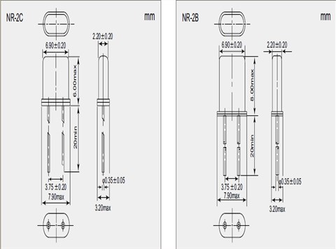 NDK晶振,石英晶振,NR-2C晶振,NR-2B晶振