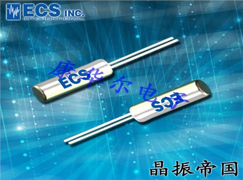 2 6音叉贴片封装晶振 圆柱32 768石英谐振器 ECS 2X6X晶振