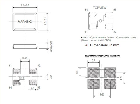 维管晶振,贴片晶振,VXM8晶振,石英晶体谐振器