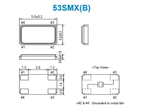 SMI晶振,贴片晶振,53SMX(B)晶振,石英晶体谐振器