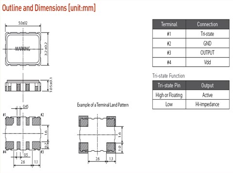 希华晶振,有源晶振,OSC73晶振,石英贴片晶振