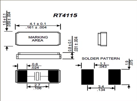 Raltron晶振,进口贴片晶振,RT4115高质量晶振