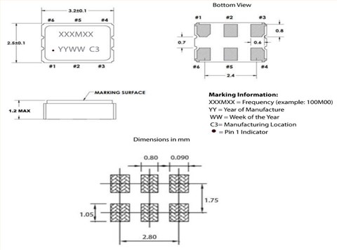 VC-830-EDF-GAAN-156M250000TR,3225mm,156.25MHz,Microchip品牌