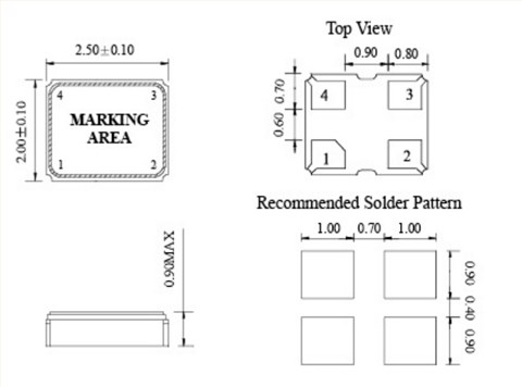 SX2CB,SX2CB-15K20E-52MHZ,2520mm,CMOS,FCD-Tech有源振荡器