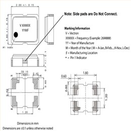 VT-860A-FFH-507C-37M4000000,2016mm,37.4MHz,Microchip品牌