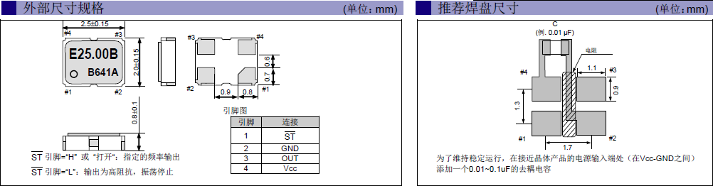 高品质晶振,石英晶体振荡器,SG-210SEB晶振